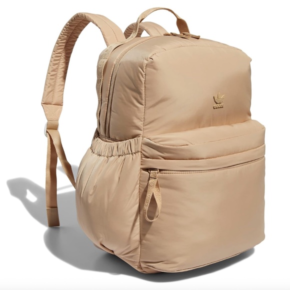 Adidas puffer backpack in magic beige - Picture 1 of 3